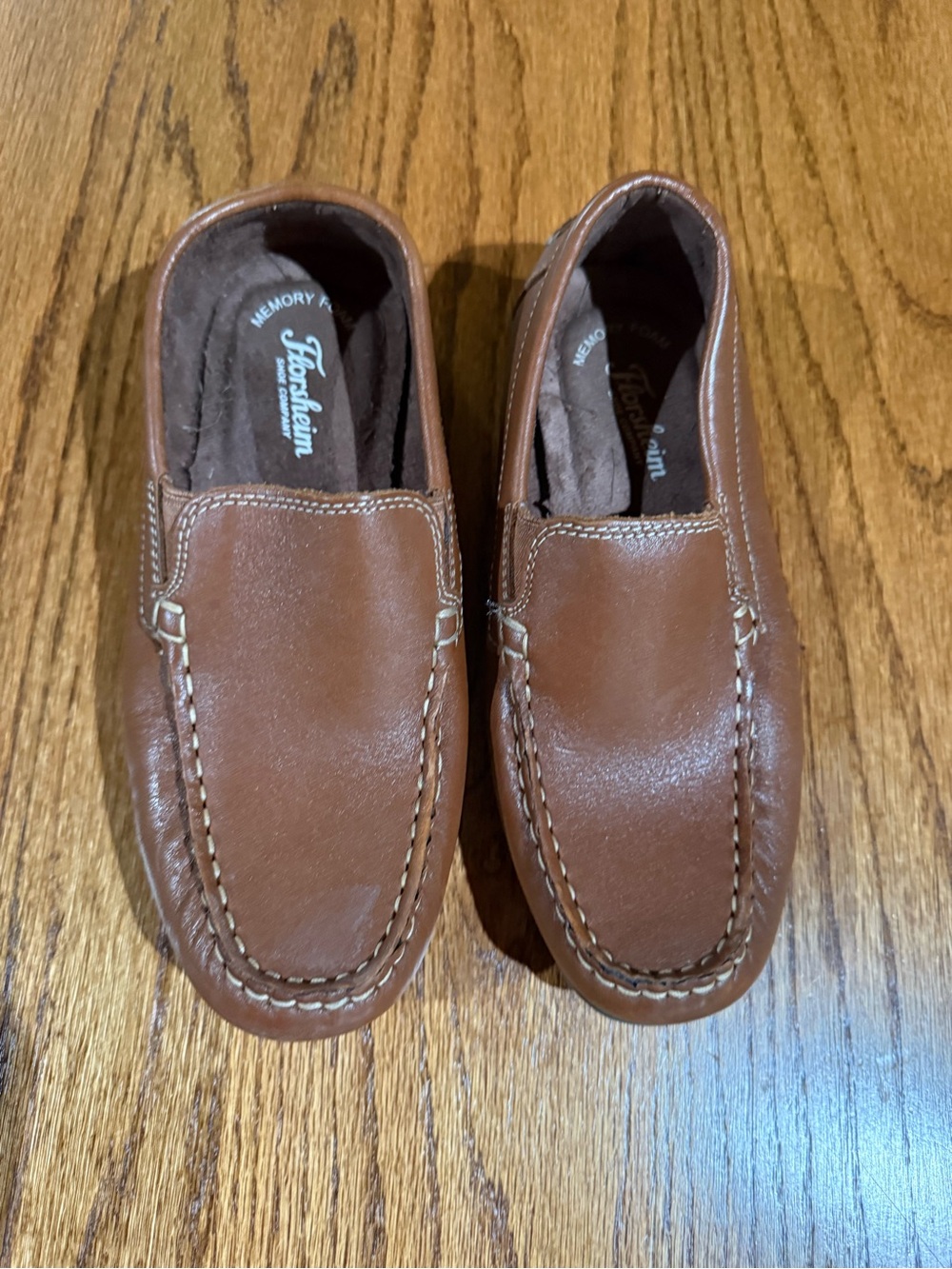 Florsheim Boys Brown Slip-On Dress Loafers